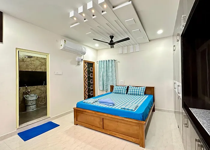 Truelife - 3Bhk Ac Apartments For Large Family - Best Location - Direct Flyover To Alipiri Gate - Walk To Ps4 Veg Restaurant - Modular Kitchen - Super Fast Wifi - Android Tv - 250 Jio Channels - Easy Access To All Temples - Top Service With Lots Of L
