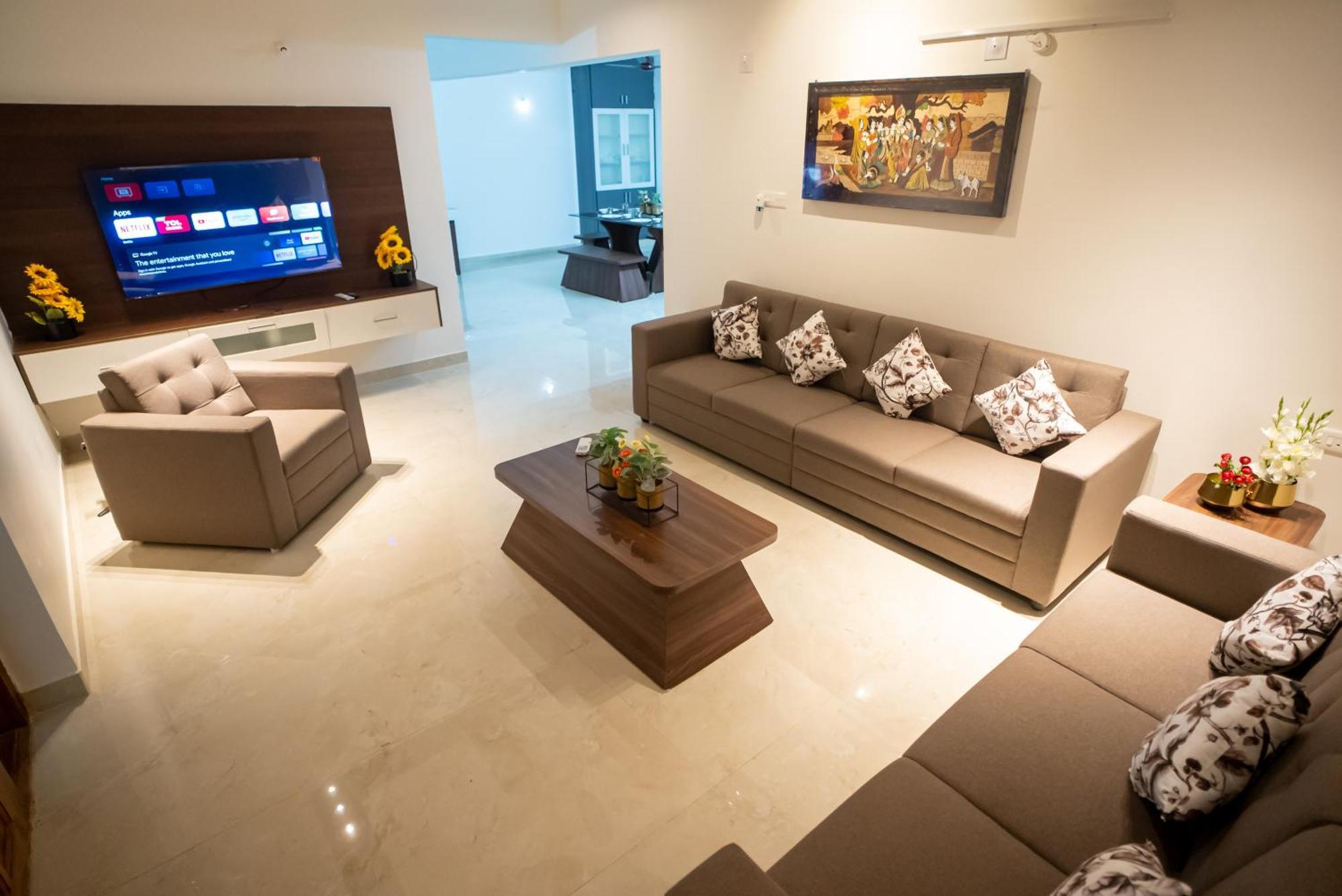 Mahas Vrindavan By Mahas - 3 Bhk Flats - Fully Airconditioned Apartment Tirupati