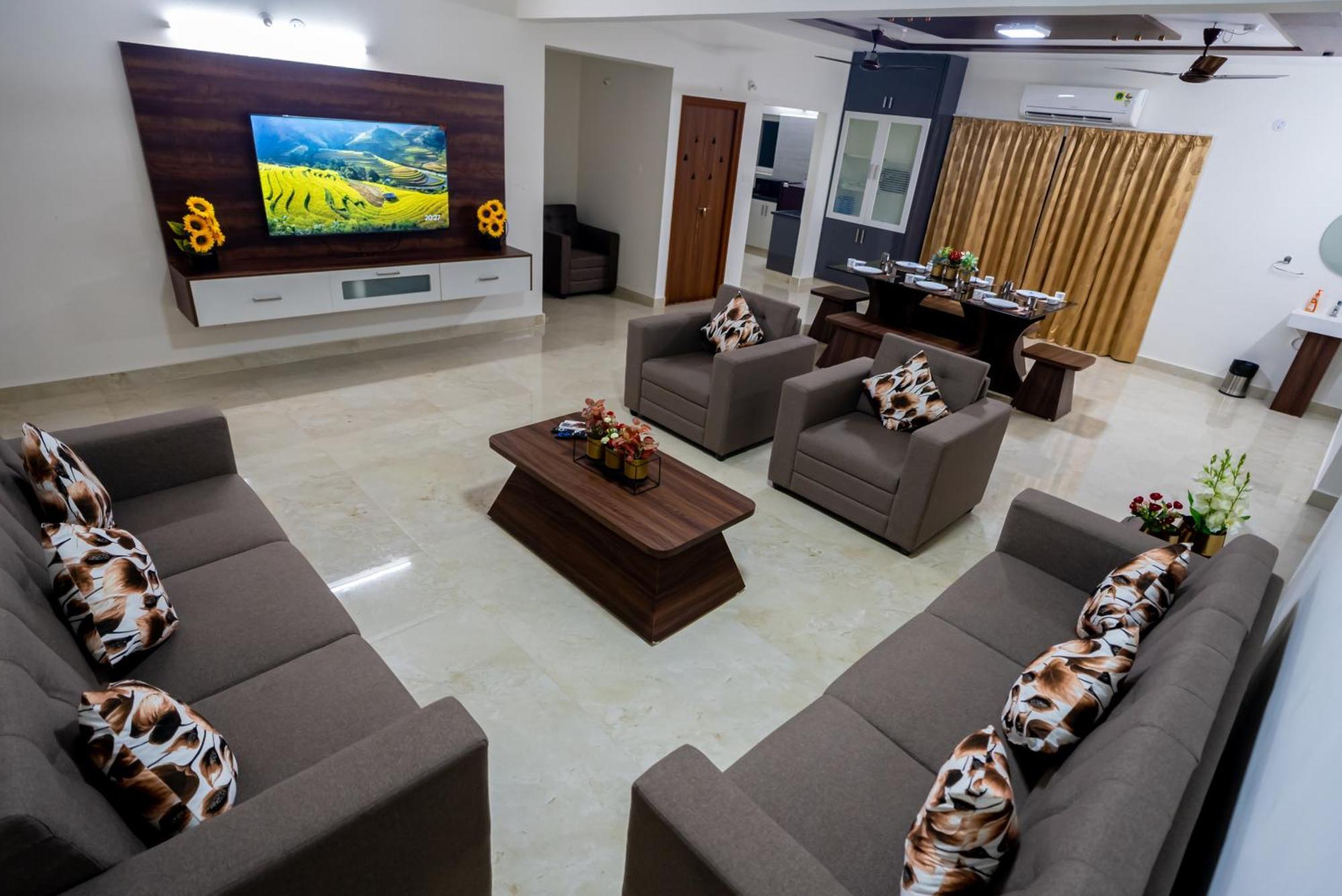 Mahas Vrindavan By Mahas - 3 Bhk Flats - Fully Airconditioned Apartment Tirupati